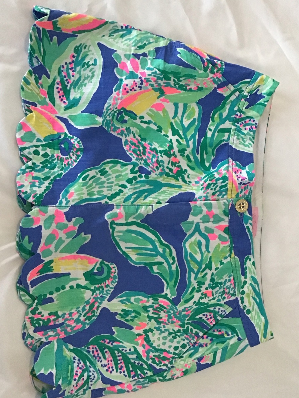 NWOT Lilly Pulitzer Lorelie Skort Wake Up Call Beckon Blue